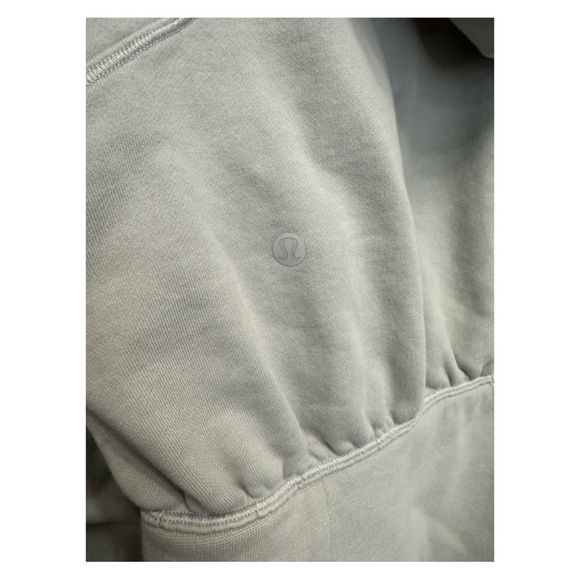 lululemon athletica Hugged-Waist Cotton Zip Up - Green Fern - Picture 6 of 8